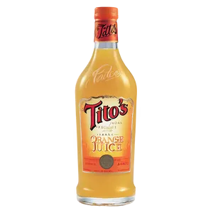 Tito's Vodka And Orange Juice Png 06252024 PNG image