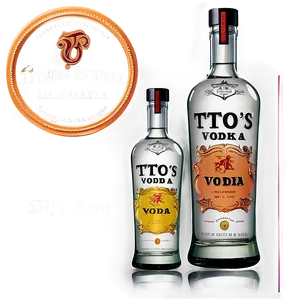 Tito's Vodka Gift Set Png Skn PNG image