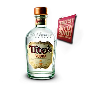 Tito's Vodka Shot Png 5 PNG image