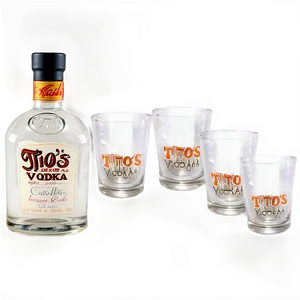 Tito's Vodka Shot PNG Pqr