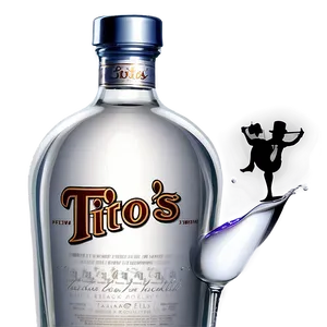 Tito's Vodka With Mixer Png Llm PNG image