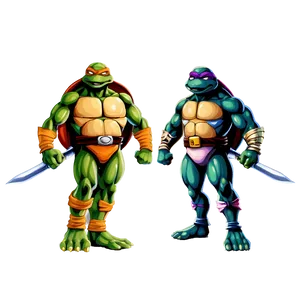 Tmnt Tournament Fighters Png Kgq PNG image