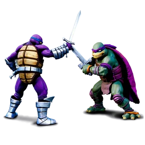 Tmnt Vs. Shredder Battle PNG Ijt PNG