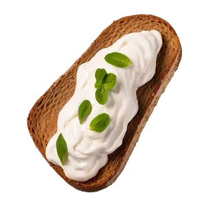 Toast With Mascarpone PNG Lsw PNG