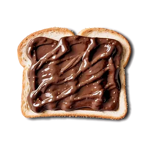 Toast With Nutella PNG 8