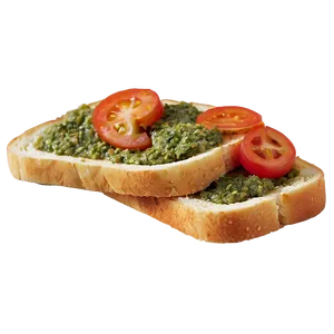 Toast With Pesto PNG Aky93 PNG