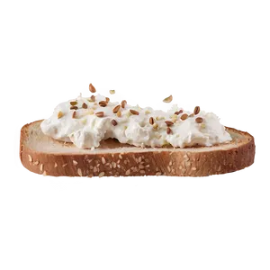 Toast With Ricotta PNG Obh PNG