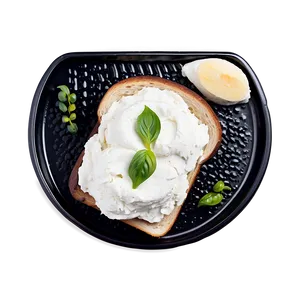Toast With Ricotta PNG Sqw19 PNG