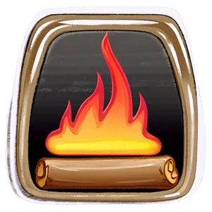 Toasty Fire Emoji Picture Png 39 PNG image