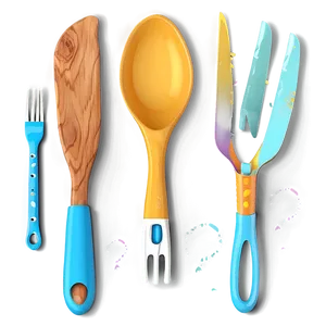 Toddler Friendly Utensils PNG 06212024 PNG