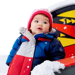 Toddler In Snow Png 31 PNG image