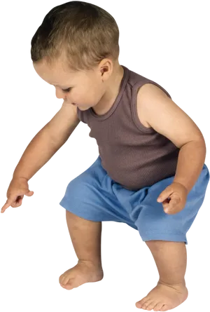 Toddler Taking Steps PNG