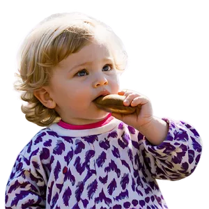 Toddler With Spoon PNG Ewv PNG