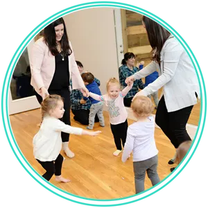 Toddlers Playing Ring Aroundthe Rosie PNG