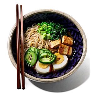 Tofu Ramen Bowl PNG 06212024