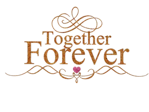 Together Forever Valentines Day Graphic PNG image