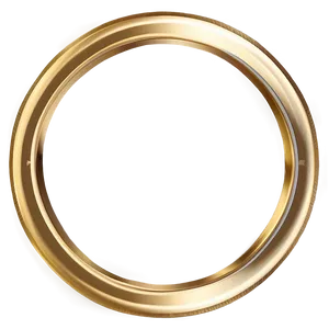 Token Border In Gold PNG 06292024
