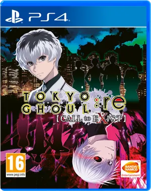 Tokyo Ghoul Callto Exist P S4 Cover Art PNG image
