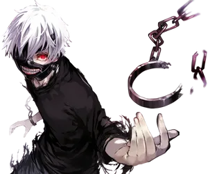 Tokyo Ghoul Character Breaking Free PNG image
