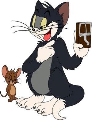 Tomand Jerry Classic Pose PNG
