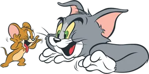 Tomand Jerry Classic Pose PNG