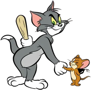 Tomand Jerry Handshake