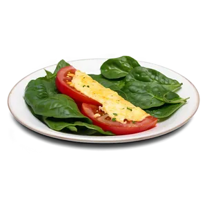 Tomato And Spinach Omelette Png Eaq PNG image