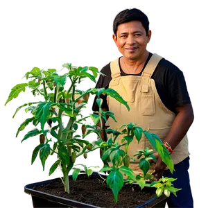 Tomato Plant Cultivation PNG Pep1 PNG