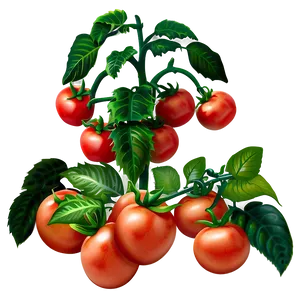 Tomato Plant Garden Png 06212024 PNG image