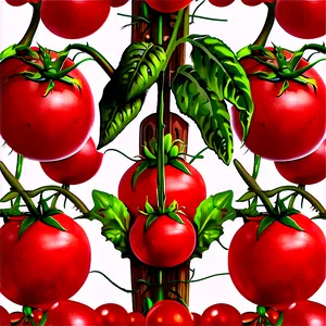 Tomato Plant Garden Png Qpl67 PNG image