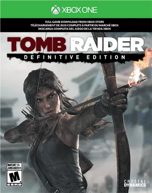 Tomb Raider Definitive Edition Xbox One Cover PNG image