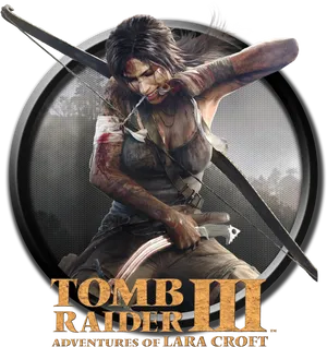 Tomb Raider I I I Adventuresof Lara Croft Artwork PNG image
