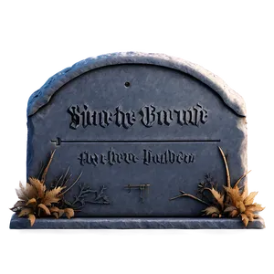 Tombstone At Sunset PNG Dtj68