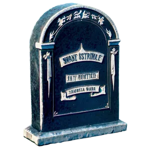 Tombstone In Cemetery PNG Ynp