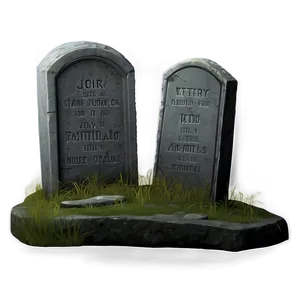 Tombstone In Fog PNG 49