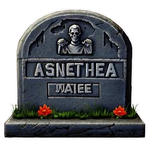 Tombstone In Shadow PNG Pnx