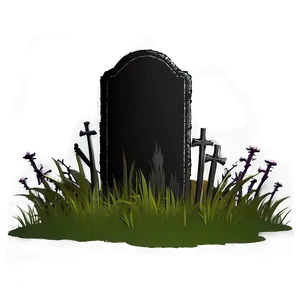 Tombstone Silhouette PNG 76