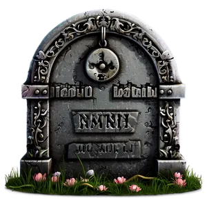 Tombstone With Chain PNG 55