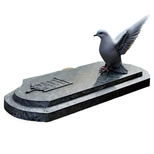 Tombstone With Dove PNG Jux PNG