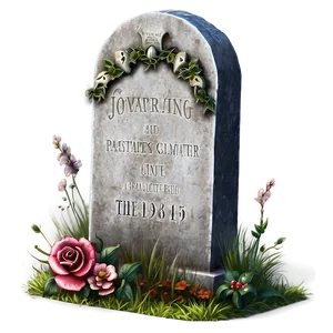 Tombstone With Ribbon PNG 53 PNG