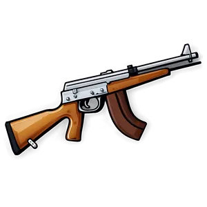 Tommy Gun Vector Png Fix PNG image