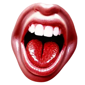 Tongue Emoji Pop Art PNG Osb17 PNG