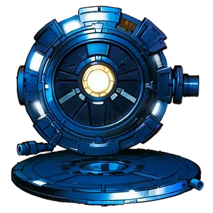 Tony Stark's Arc Reactor Blueprint Png 06292024 PNG image