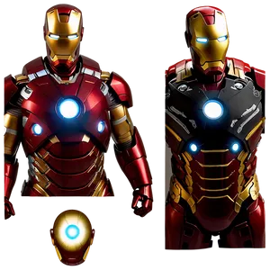 Tony Stark's Iron Man Armor Png Wgt PNG image