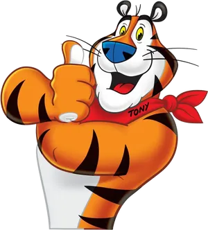 Tony The Tiger Thumbs Up PNG image