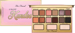 Too Faced I Want Kandee Eyeshadow Palette PNG image