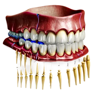 Tooth Anatomy Chart Png 06262024 PNG image