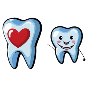 Tooth In Love Clipart Png 06272024 PNG image