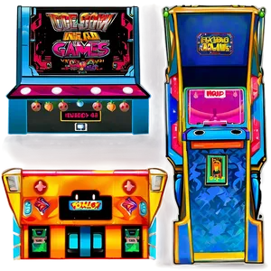 Top-down Arcade Games PNG 06292024 PNG