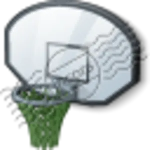 Top Down Basketball Hoop View PNG image